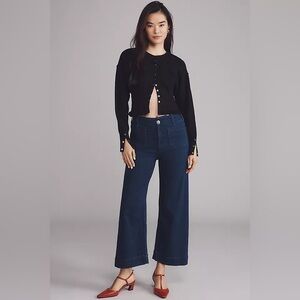 Anthropologie The Colette Crop High-Rise Wide-Leg Jeans